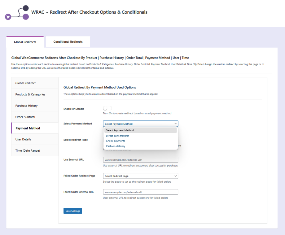 Wrac Example WRAC Global Payment Method – Knowledgebase