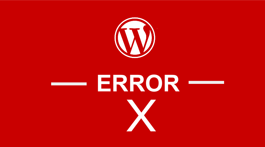 WordPress display error message