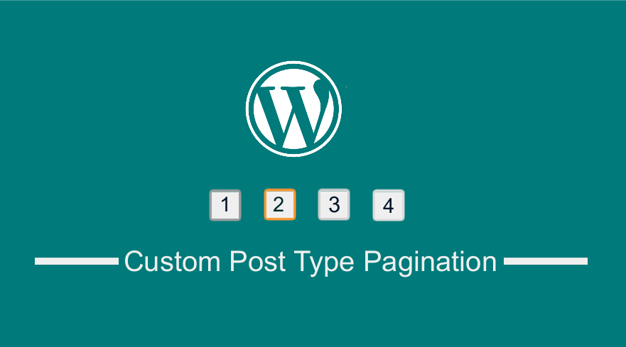 WordPress Custom Post Type Pagination