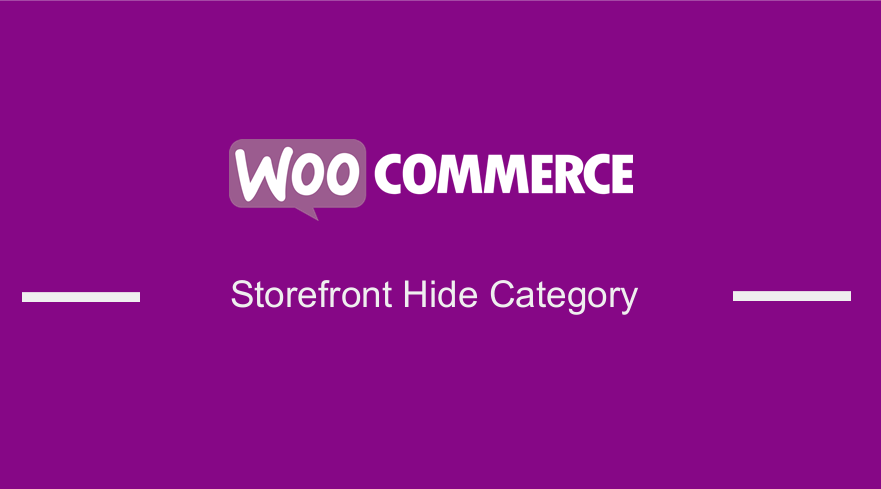 WooCommerce Storefront Hide Category