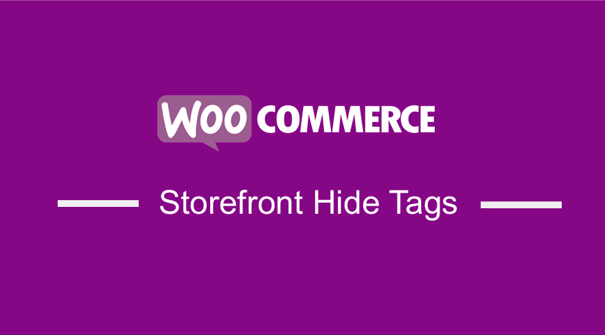 How to Hide Tags In Storefront Theme WooCommerce
