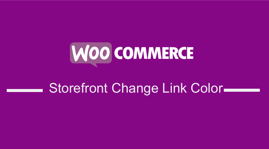 Storefront change link color 