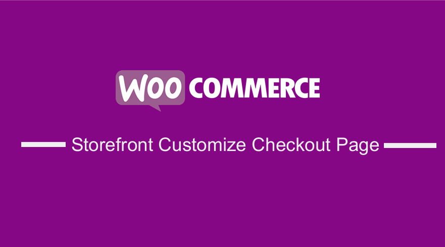 Storefront Customize Checkout Page