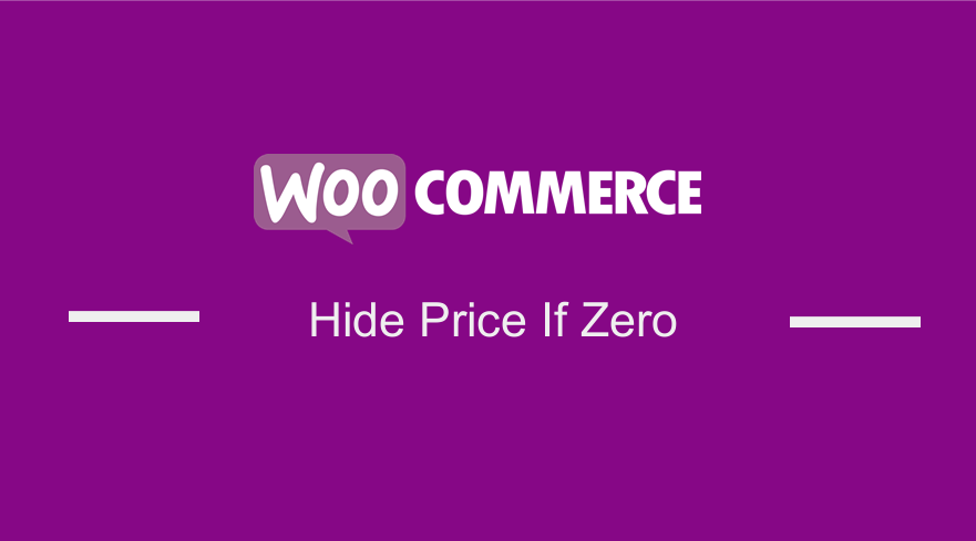 WooCommerce Hide Price if Zero