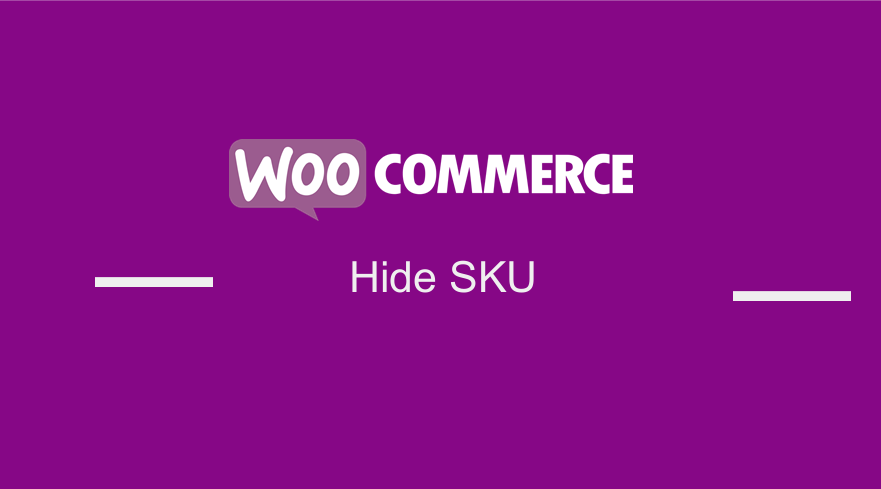 WooCommerce Hide SKU