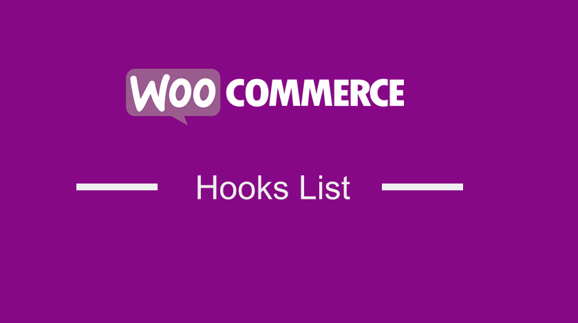woocommerce hooks list