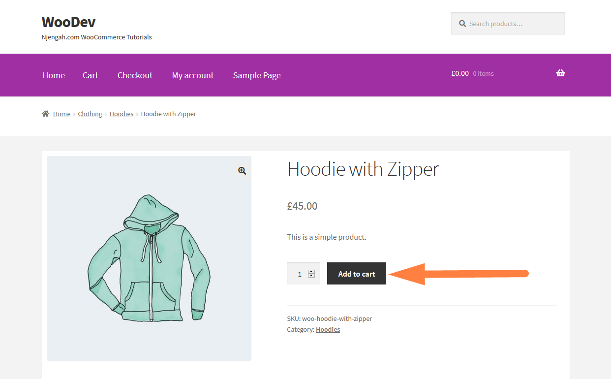 woocommerce change add to cart button to read more