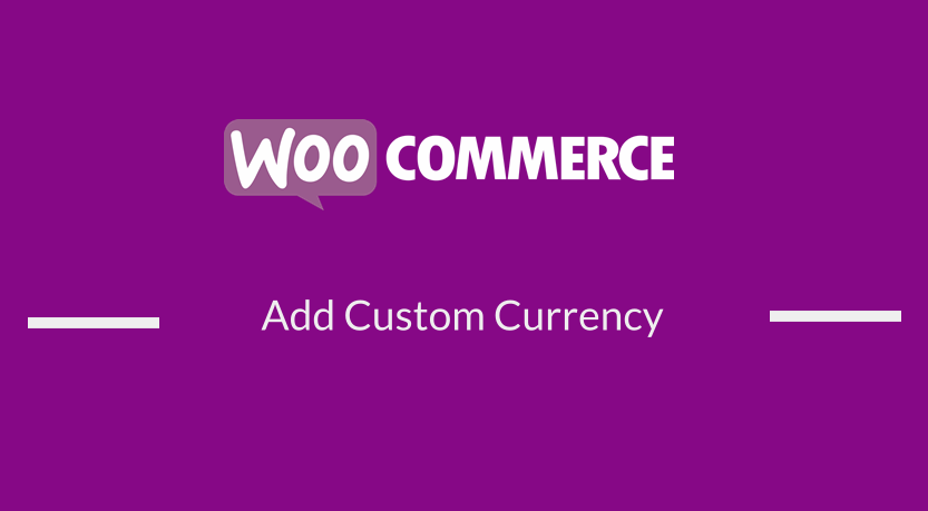 add currency to woocommerce