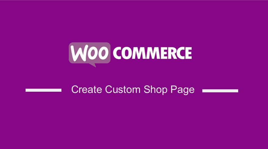woocommerce custom page
