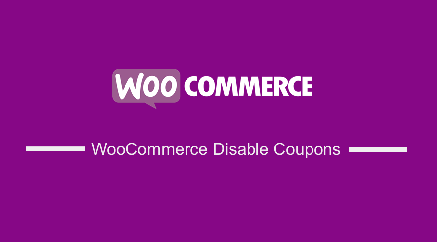 WooCommerce Disable Coupons