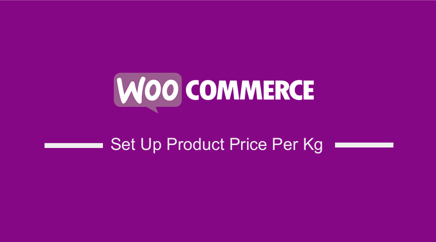WooCommerce Product Price Per Kg