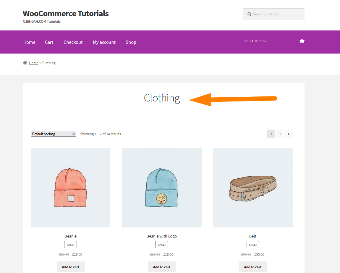 Get Current Category ID WooCommerce