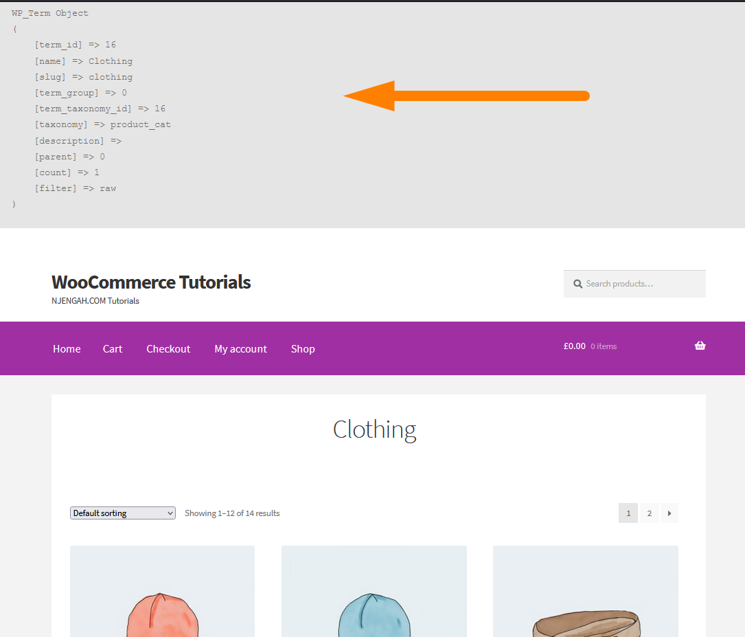 Get Current Category ID WooCommerce