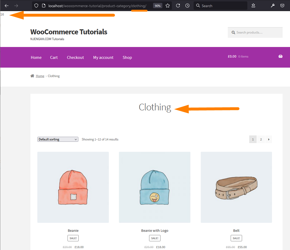 Get Current Category ID WooCommerce 