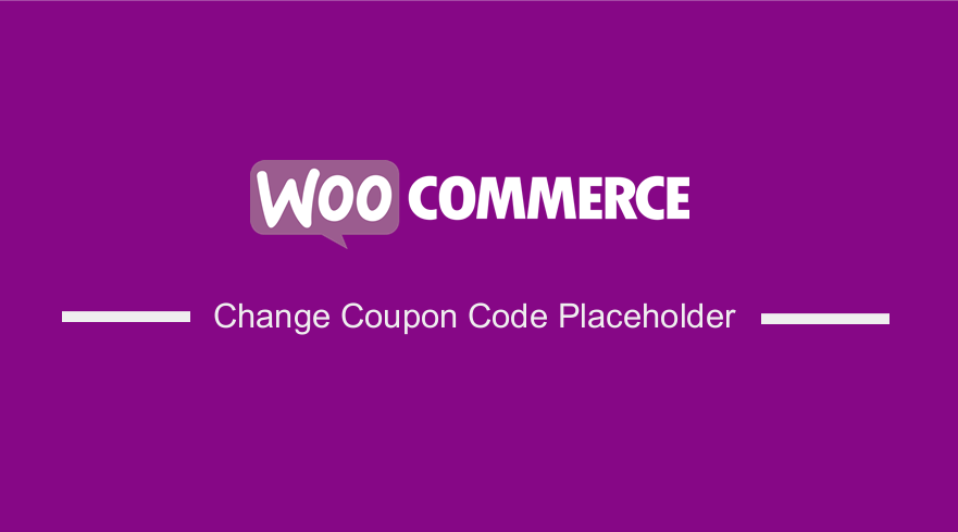 WooCommerce Change Coupon Code Placeholder