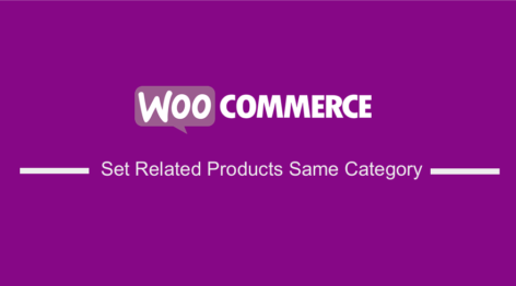 WooCommerce Related Products Same Category