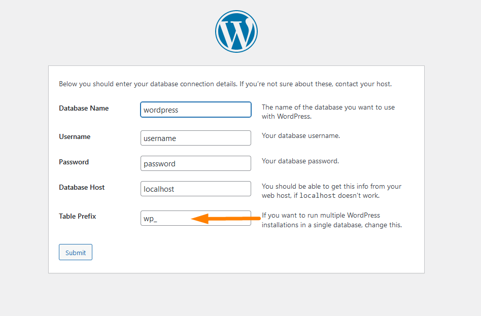 WordPress Database Prefix