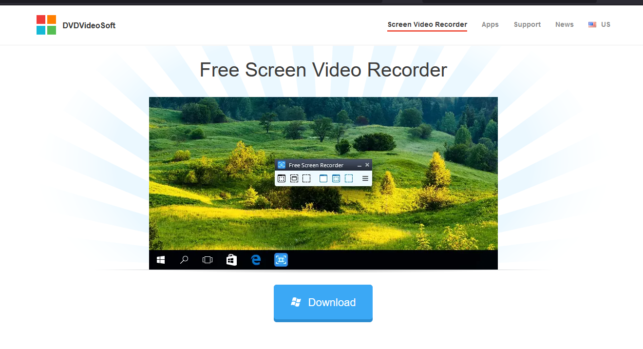 DVDVideoSoft’s Free Screen Video Recorder