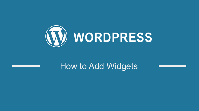 How To Add Widgets To WordPress Website