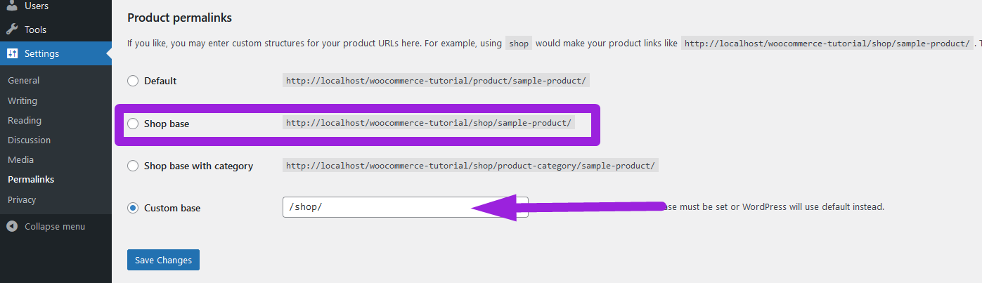 remove product category from url woocommerce without plugin 