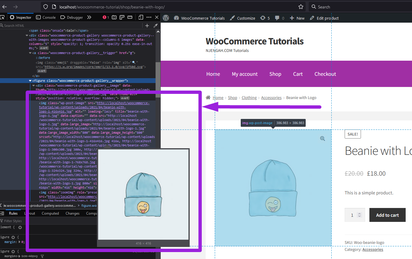 remove product image link WooCommerce