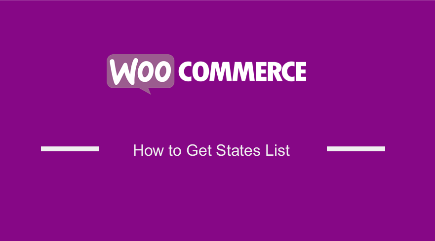 WooCommerce States List