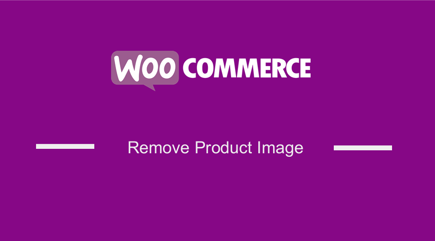 remove product image woocommerce