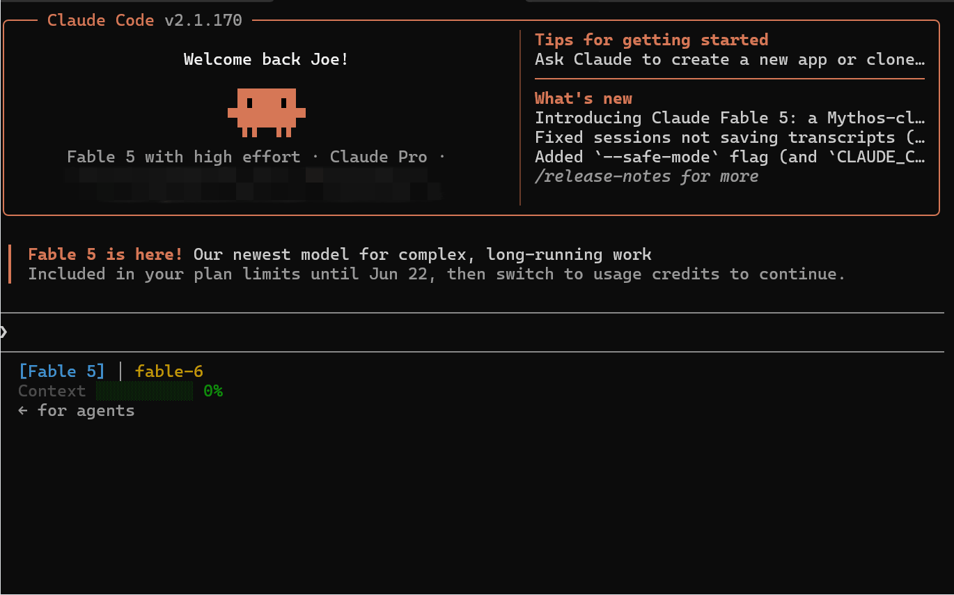 how to use fable 5 in claude code
