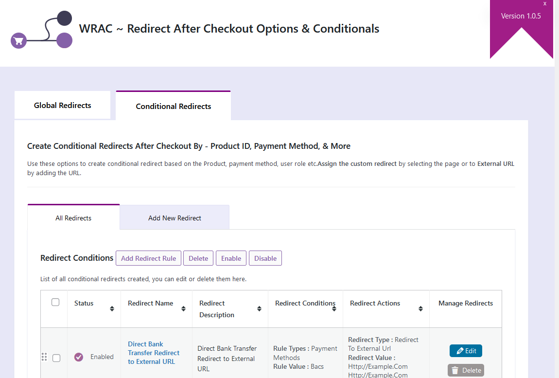 woocommerce redirect after checkout