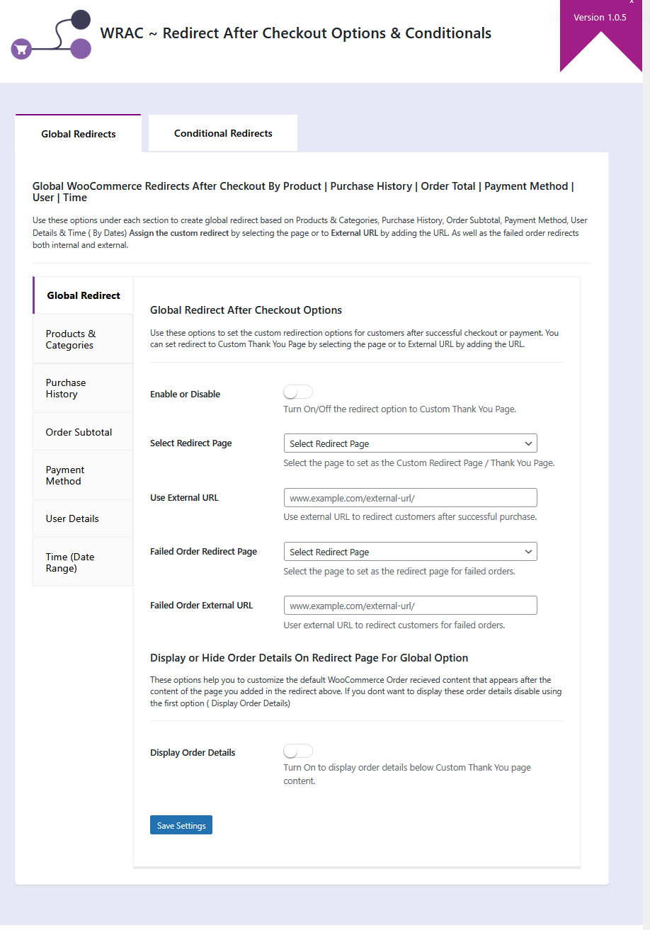 woocommerce redirect after checkout